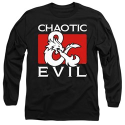 Dungeons And Dragons - Mens Chaotic Evil Long Sleeve T-Shirt
