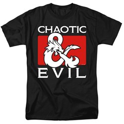 Dungeons And Dragons - Mens Chaotic Evil T-Shirt
