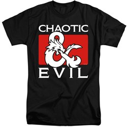 Dungeons And Dragons - Mens Chaotic Evil Tall T-Shirt