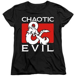 Dungeons And Dragons - Womens Chaotic Evil T-Shirt