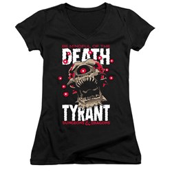 Dungeons And Dragons - Juniors Death Tyrant V-Neck T-Shirt