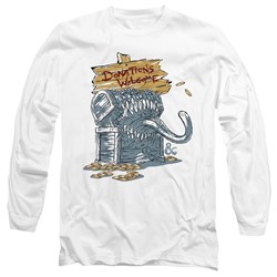 Dungeons And Dragons - Mens Donations Welcome Mimic Long Sleeve T-Shirt