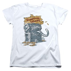 Dungeons And Dragons - Womens Donations Welcome Mimic T-Shirt