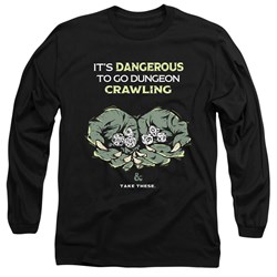 Dungeons And Dragons - Mens Dangerous To Go Alone Long Sleeve T-Shirt
