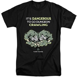 Dungeons And Dragons - Mens Dangerous To Go Alone Tall T-Shirt