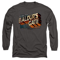 Dungeons And Dragons - Mens Baldurs Gate Long Sleeve T-Shirt