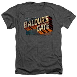 Dungeons And Dragons - Mens Baldurs Gate Heather T-Shirt