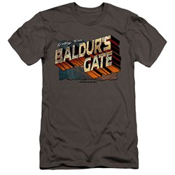 Dungeons And Dragons - Mens Baldurs Gate Premium Slim Fit T-Shirt