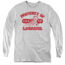 Garfield - Youth Property Of Lasagna Long Sleeve T-Shirt