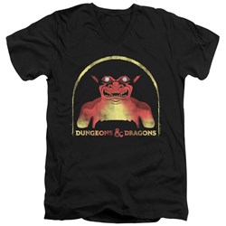 Dungeons And Dragons - Mens Old School V-Neck T-Shirt