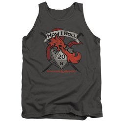 Dungeons And Dragons - Mens How I Roll D And D Tank Top