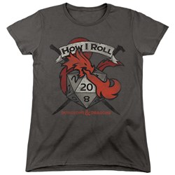 Dungeons And Dragons - Womens How I Roll D And D T-Shirt