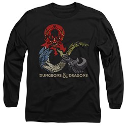 Dungeons And Dragons - Mens Dragons In Dragons Long Sleeve T-Shirt
