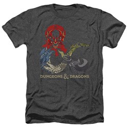 Dungeons And Dragons - Mens Dragons In Dragons Heather T-Shirt