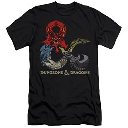 Dungeons And Dragons - Mens Dragons In Dragons Slim Fit T-Shirt