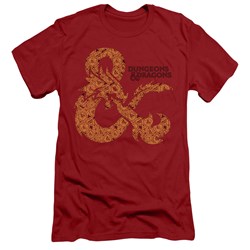 Dungeons And Dragons - Mens Dicey Ampersand Slim Fit T-Shirt