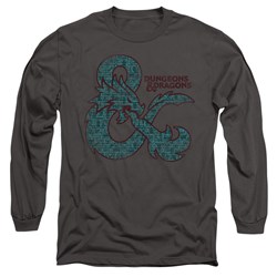 Dungeons And Dragons - Mens Ampersand Classes Long Sleeve T-Shirt