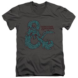 Dungeons And Dragons - Mens Ampersand Classes V-Neck T-Shirt