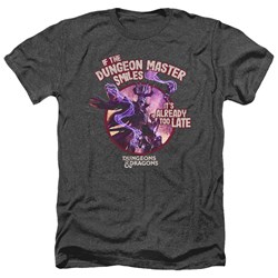 Dungeons And Dragons - Mens Dungeon Master Smiles Heather T-Shirt
