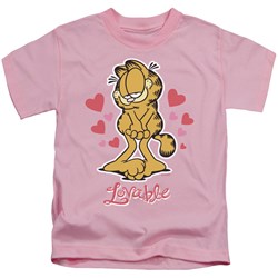 Garfield - Lovable Little Boys T-Shirt In Pink