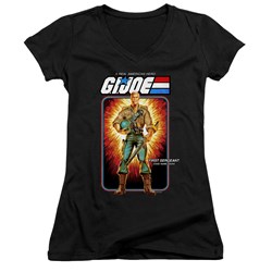 G.I. Joe - Juniors Duke Card V-Neck T-Shirt
