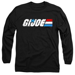 G.I. Joe - Mens Distressed Logo Long Sleeve T-Shirt