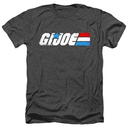 G.I. Joe - Mens Distressed Logo Heather T-Shirt