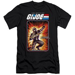 G.I. Joe - Mens Snake Eyes Card Slim Fit T-Shirt