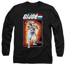 G.I. Joe - Mens Storm Shadow Card Long Sleeve T-Shirt