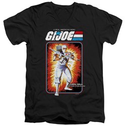 G.I. Joe - Mens Storm Shadow Card V-Neck T-Shirt