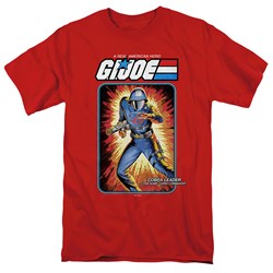 G.I. Joe - Mens Cobra Commander Card T-Shirt