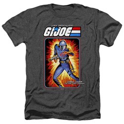 G.I. Joe - Mens Cobra Commander Card Heather T-Shirt