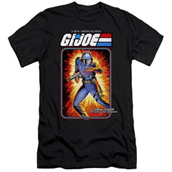 G.I. Joe - Mens Cobra Commander Card Premium Slim Fit T-Shirt