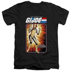 G.I. Joe - Mens Scarlett Card V-Neck T-Shirt
