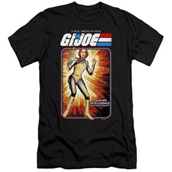 G.I. Joe - Mens Scarlett Card Premium Slim Fit T-Shirt