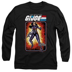 G.I. Joe - Mens Baroness Card Long Sleeve T-Shirt