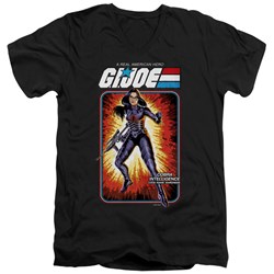 G.I. Joe - Mens Baroness Card V-Neck T-Shirt