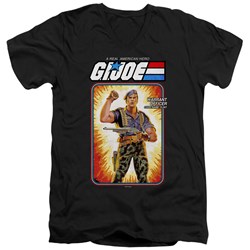 G.I. Joe - Mens Flint Card V-Neck T-Shirt