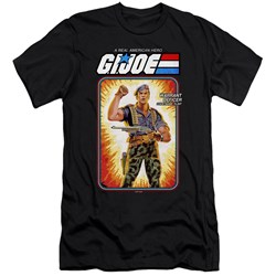 G.I. Joe - Mens Flint Card Premium Slim Fit T-Shirt
