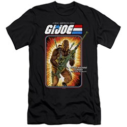 G.I. Joe - Mens Roadblock Card Premium Slim Fit T-Shirt