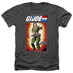 G.I. Joe - Mens Lady Jaye Card Heather T-Shirt