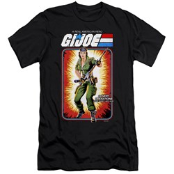 G.I. Joe - Mens Lady Jaye Card Premium Slim Fit T-Shirt