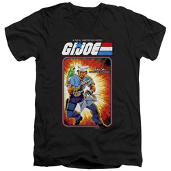 G.I. Joe - Mens Shipwreck Card V-Neck T-Shirt