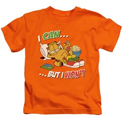 Garfield - I Can… Little Boys T-Shirt In Orange