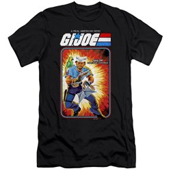 G.I. Joe - Mens Shipwreck Card Premium Slim Fit T-Shirt