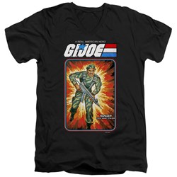 G.I. Joe - Mens Stalker Card V-Neck T-Shirt