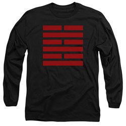 G.I. Joe - Mens Snake Eyes Symbol Long Sleeve T-Shirt