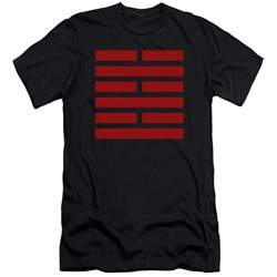 G.I. Joe - Mens Snake Eyes Symbol Premium Slim Fit T-Shirt