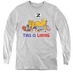 Garfield - Youth This Is Living Long Sleeve T-Shirt