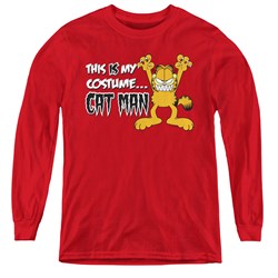 Garfield - Youth Cat Man Long Sleeve T-Shirt